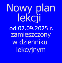 nowy plan lekcji