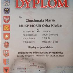 100m st. dowolny