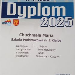 Międzyszkolne Zawody w Pływaniu- Kielce 2025
