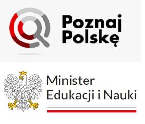logo programu Poznaj Polskę i logotyp Ministerstwa Edukacji Narodowej